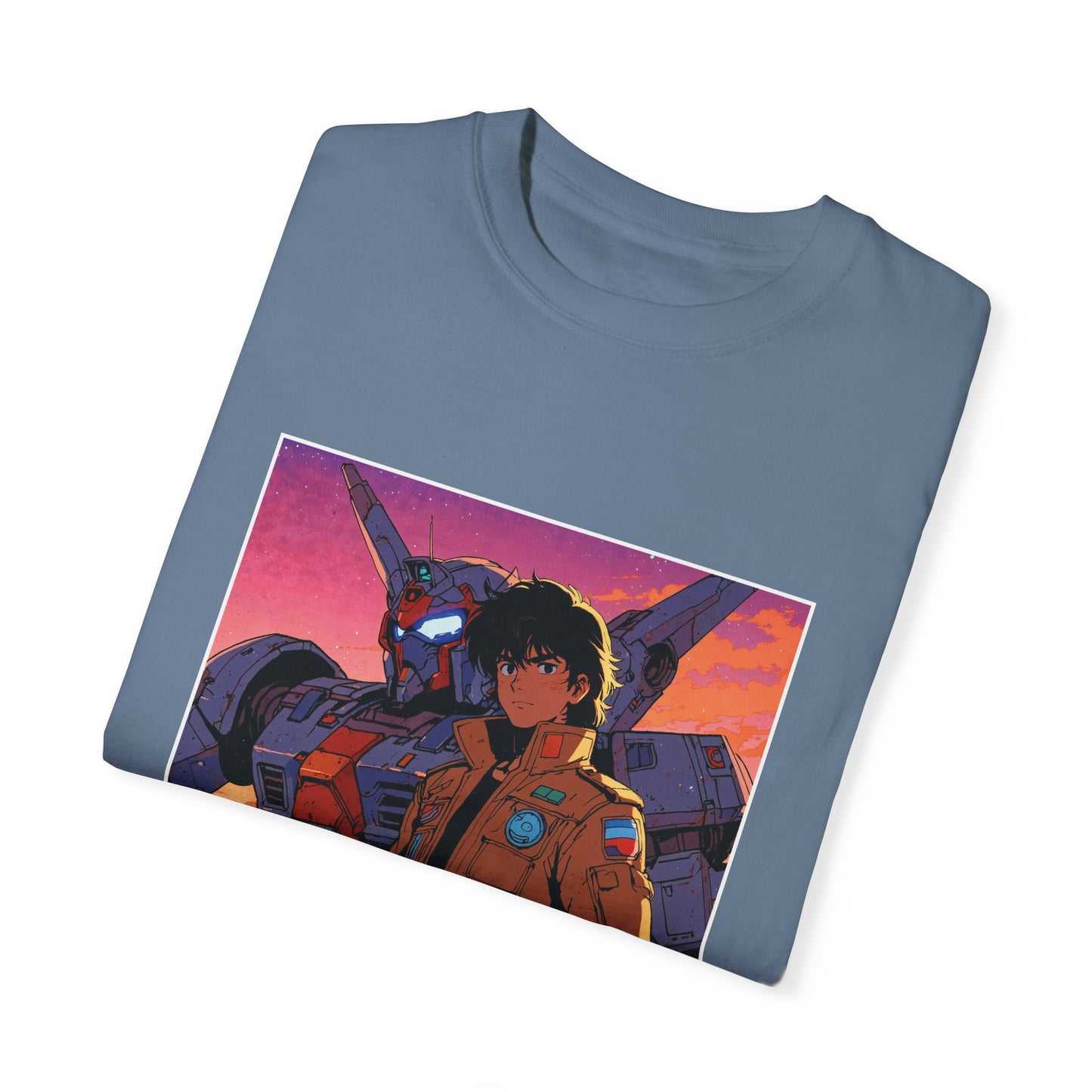 Steel Hearts Built for Battle – Retro Anime Tee