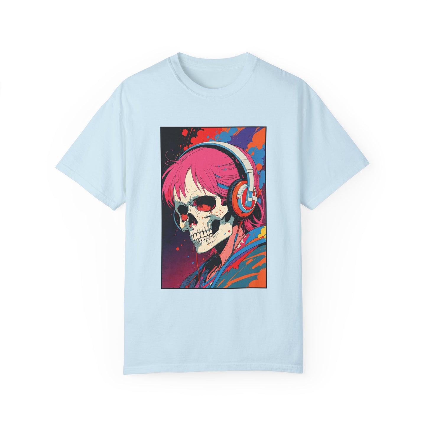 Retro Aura - Neon Skull Vibes Tee