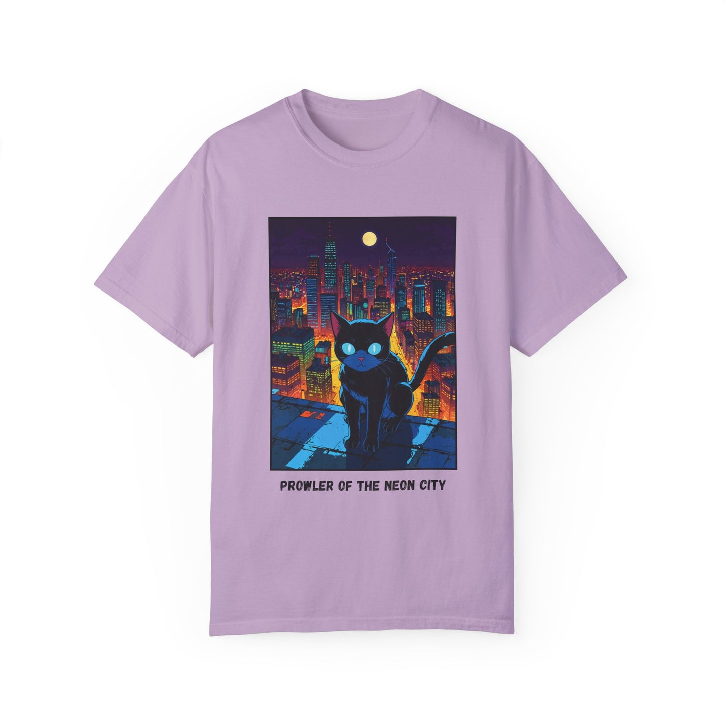 Prowler of the Neon City – Retro Anime Tee