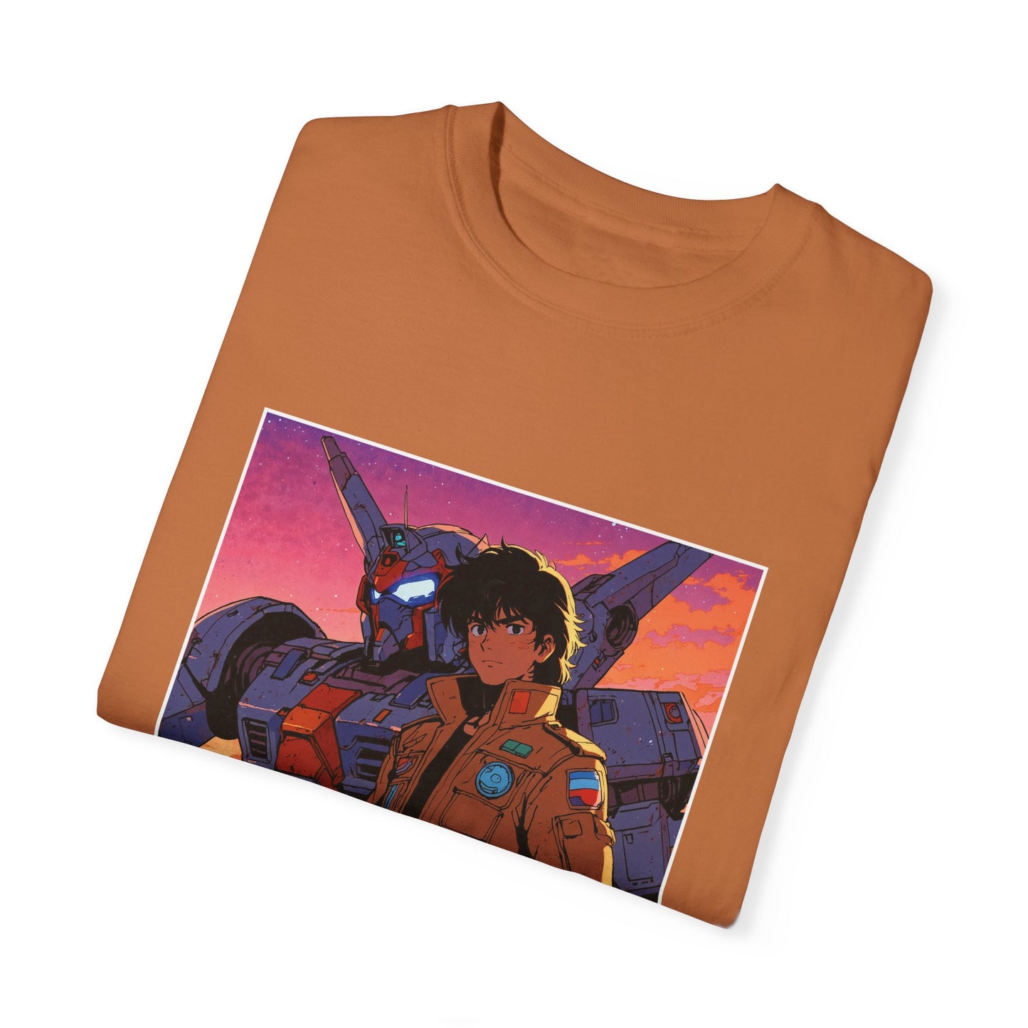 Steel Hearts Built for Battle – Retro Anime Tee