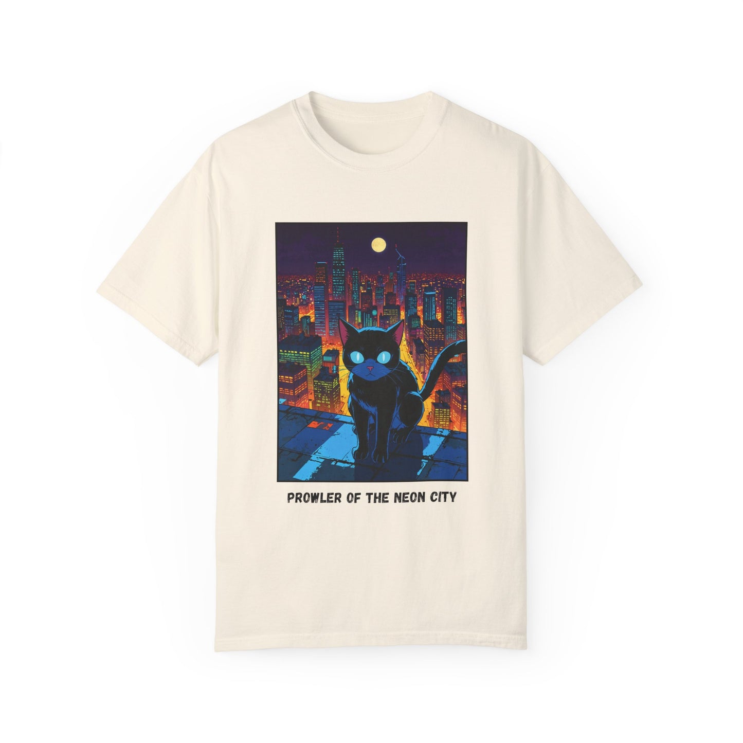 Prowler of the Neon City – Retro Anime Tee