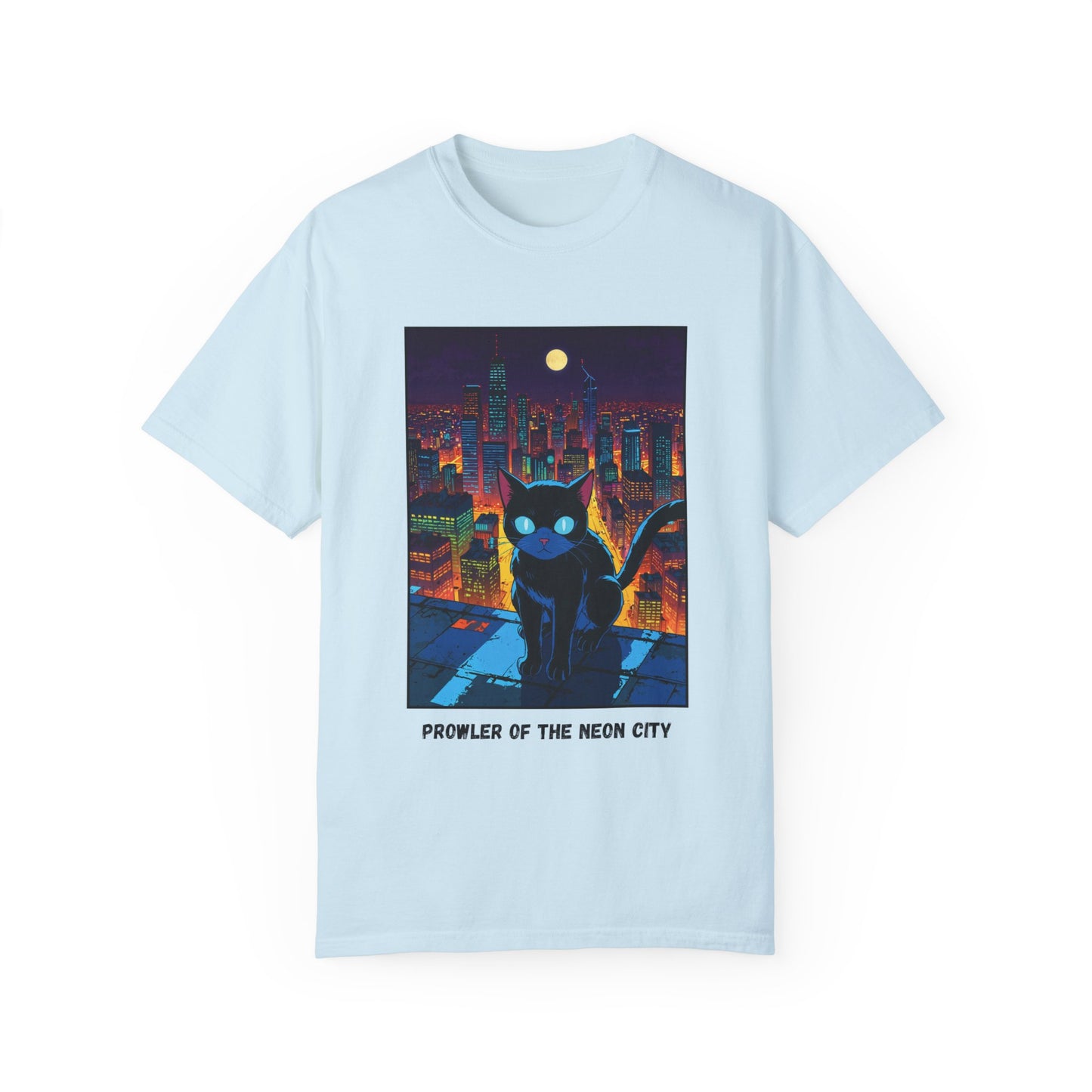 Prowler of the Neon City – Retro Anime Tee