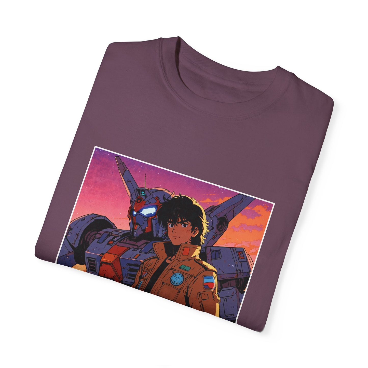 Steel Hearts Built for Battle – Retro Anime Tee