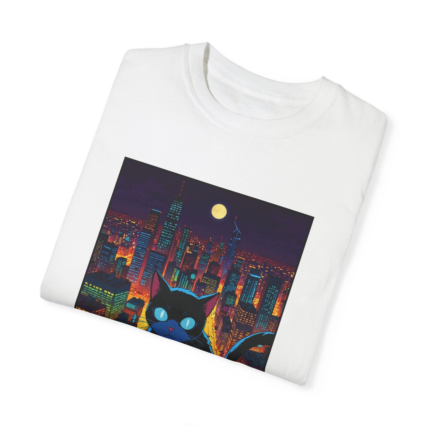 Prowler of the Neon City – Retro Anime Tee