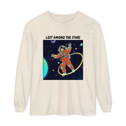 Lost Among the Stars – Retro Anime Long Sleeve Tee