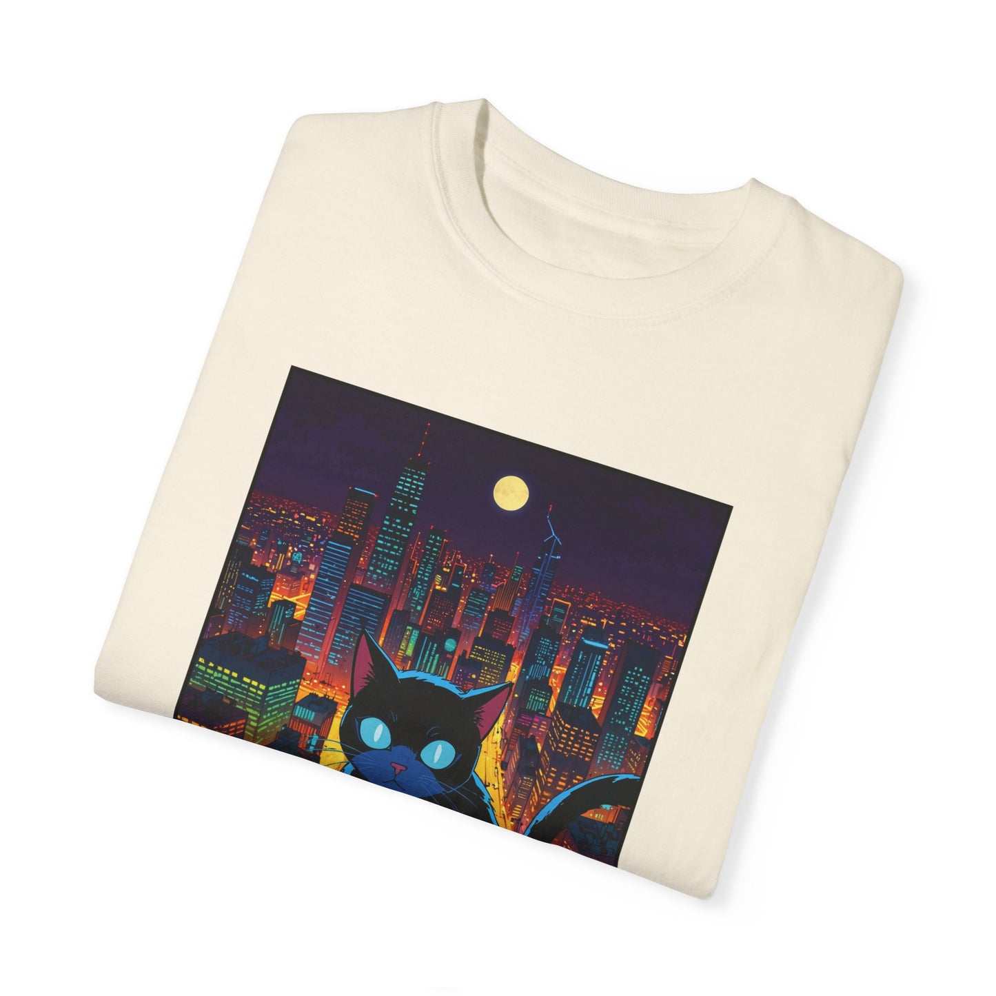 Prowler of the Neon City – Retro Anime Tee