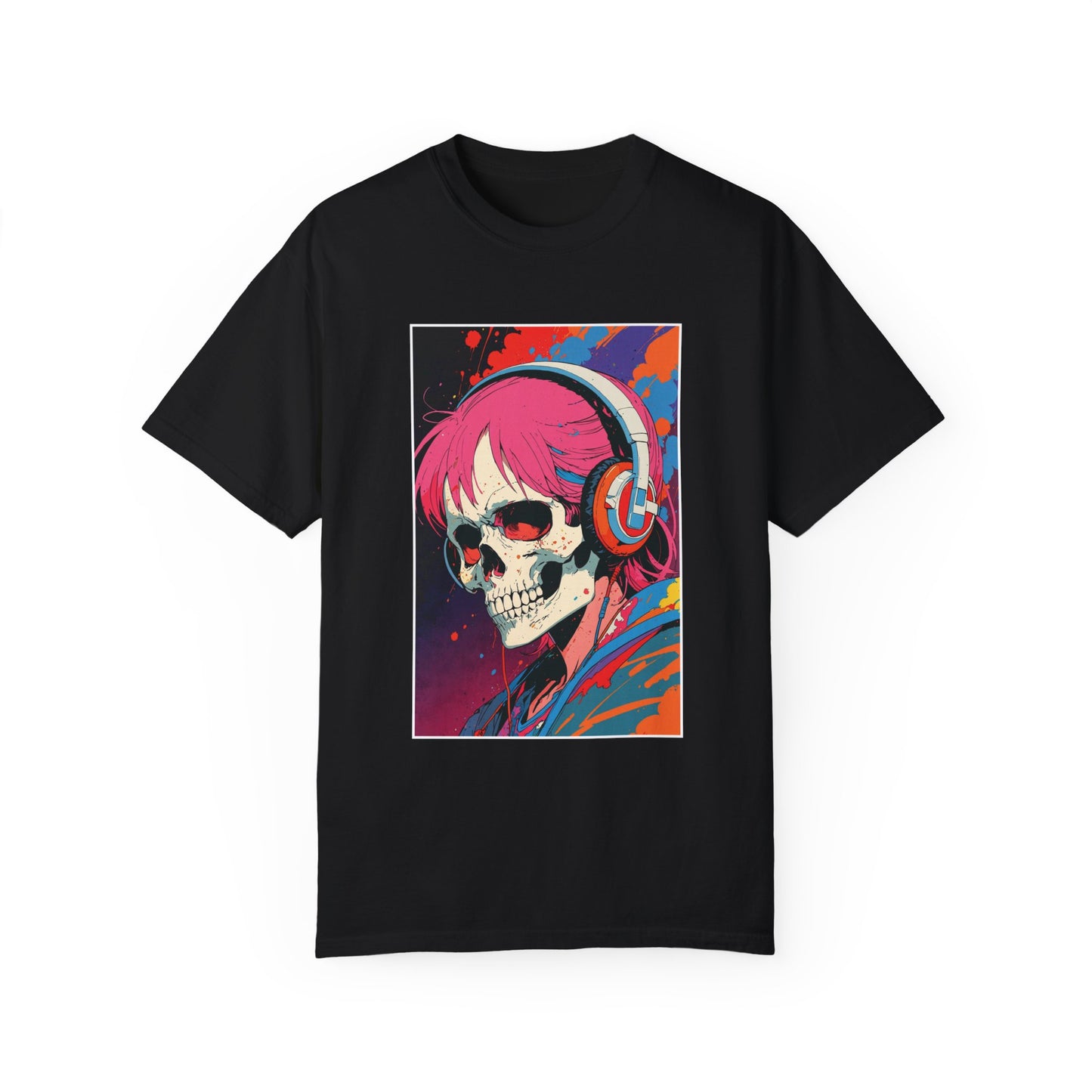 Retro Aura - Neon Skull Vibes Tee