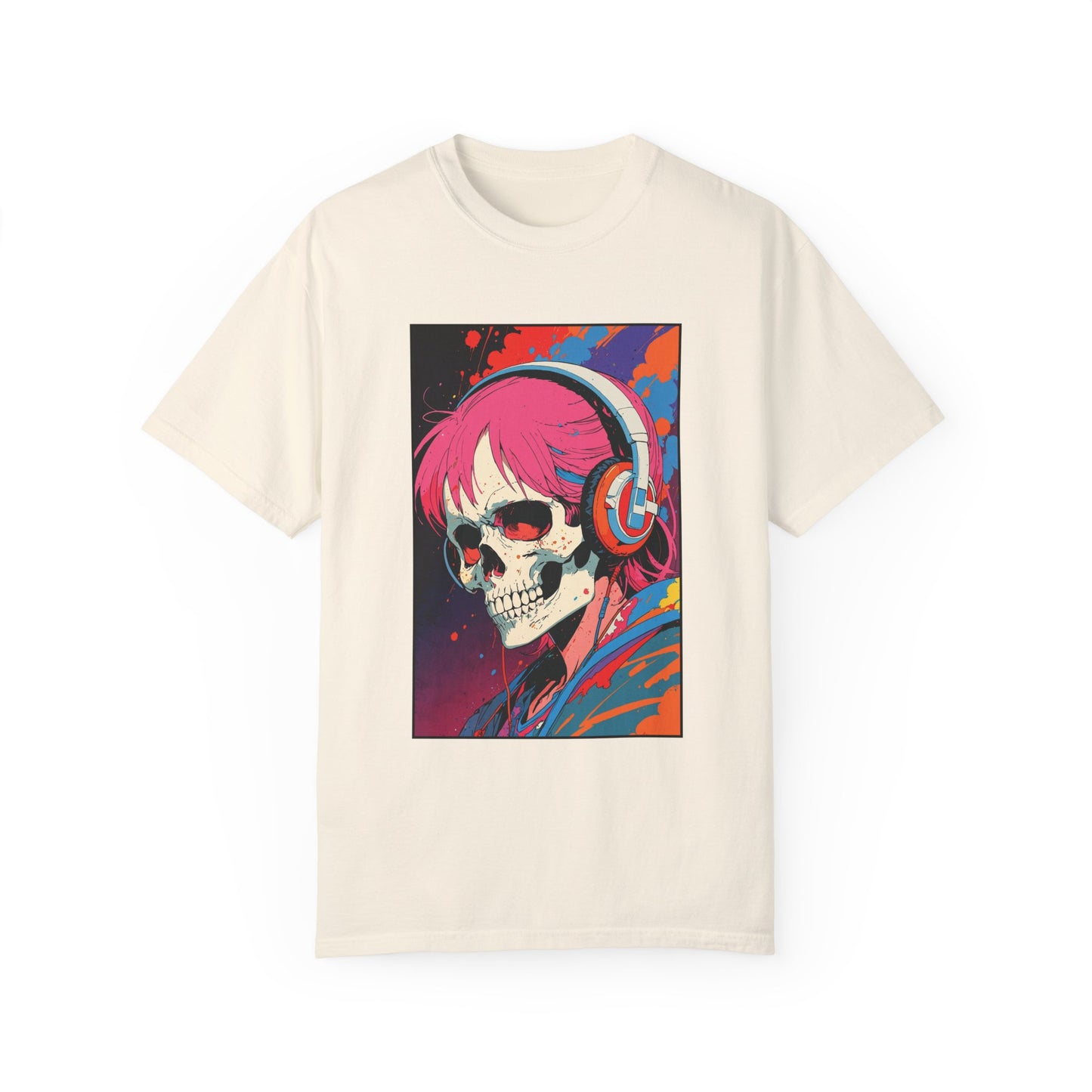 Retro Aura - Neon Skull Vibes Tee