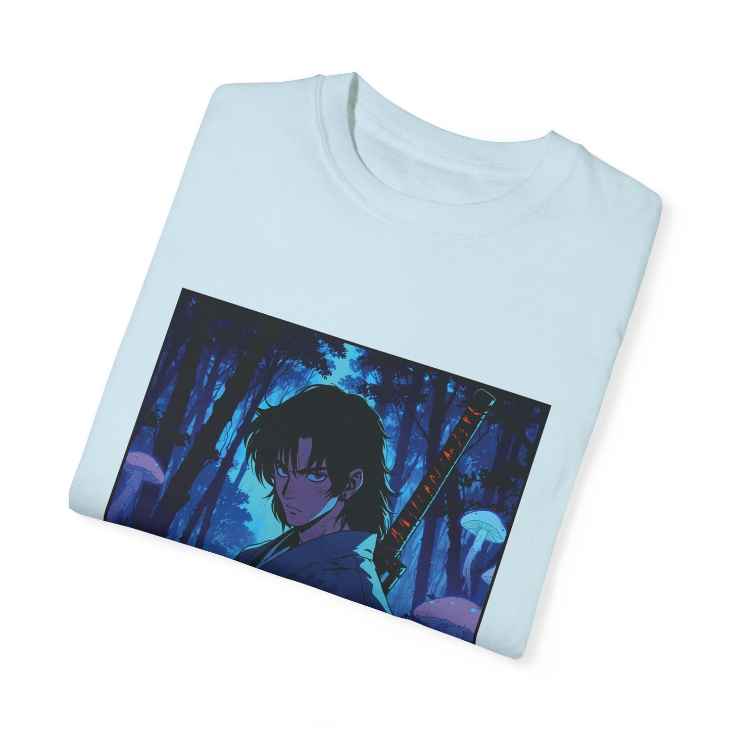 Samurai Stare – Retro Anime Tee