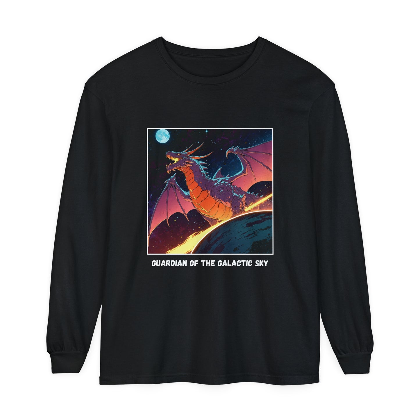 Guardian of the Galactic Sky – Retro Anime Long Sleeve Tee