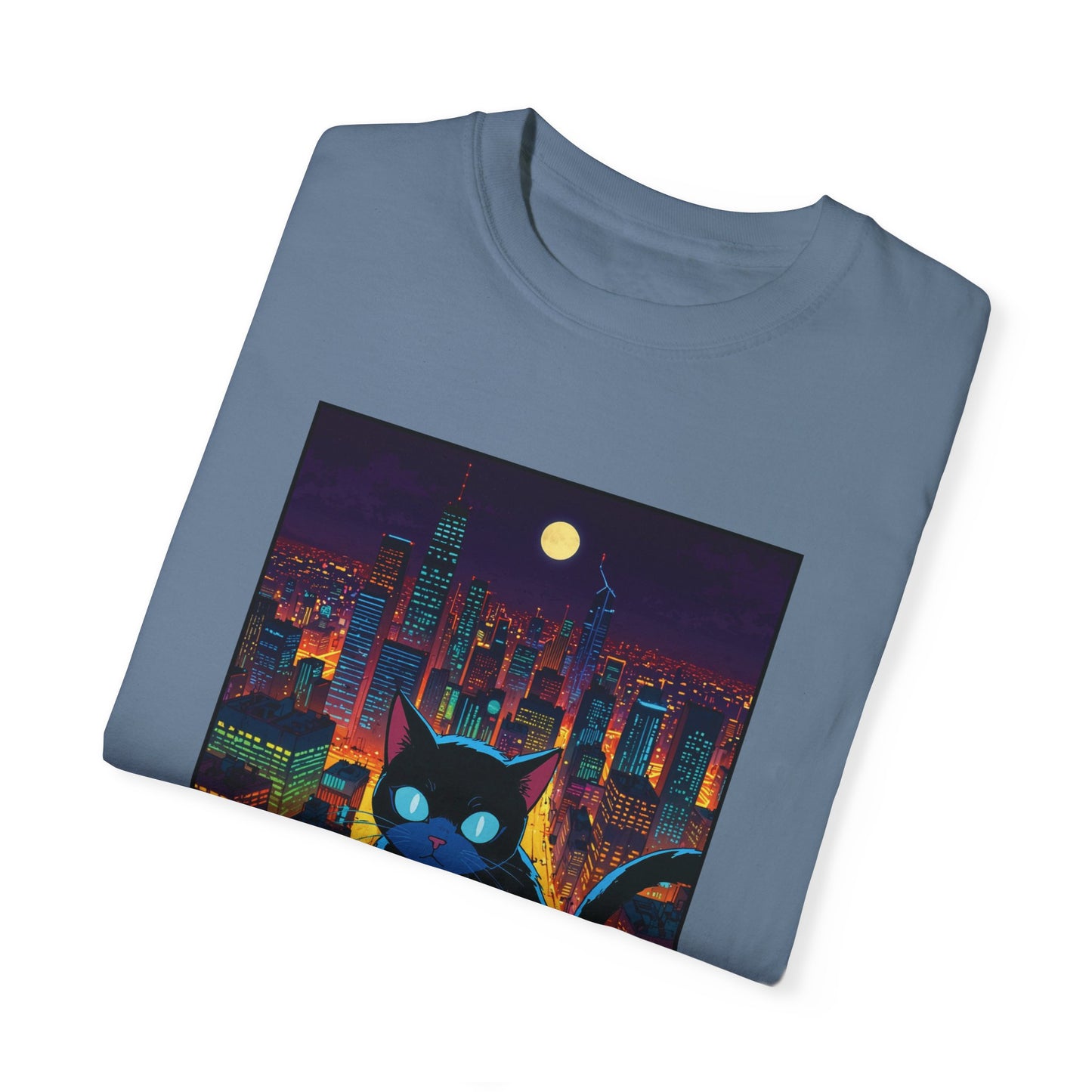 Prowler of the Neon City – Retro Anime Tee