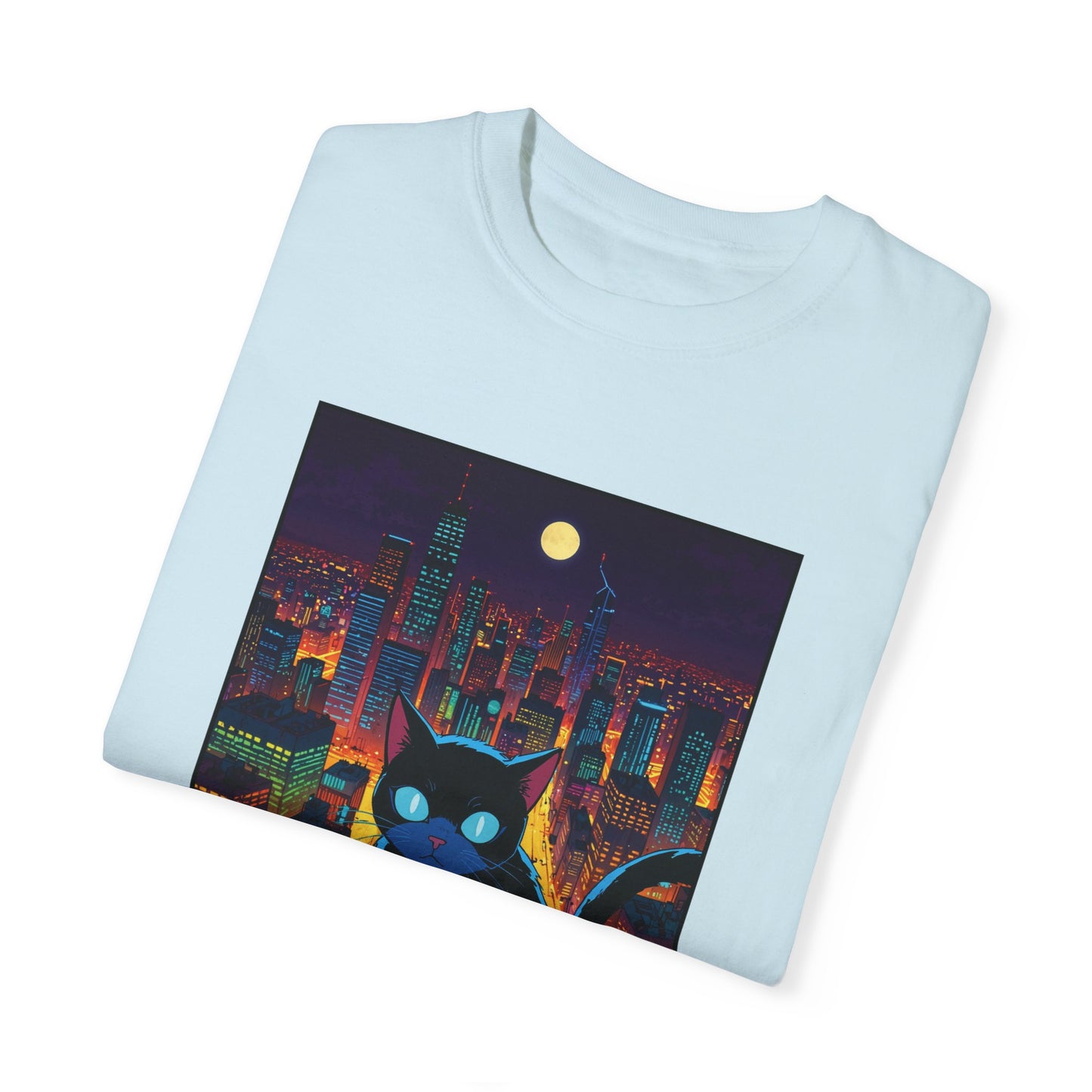 Prowler of the Neon City – Retro Anime Tee